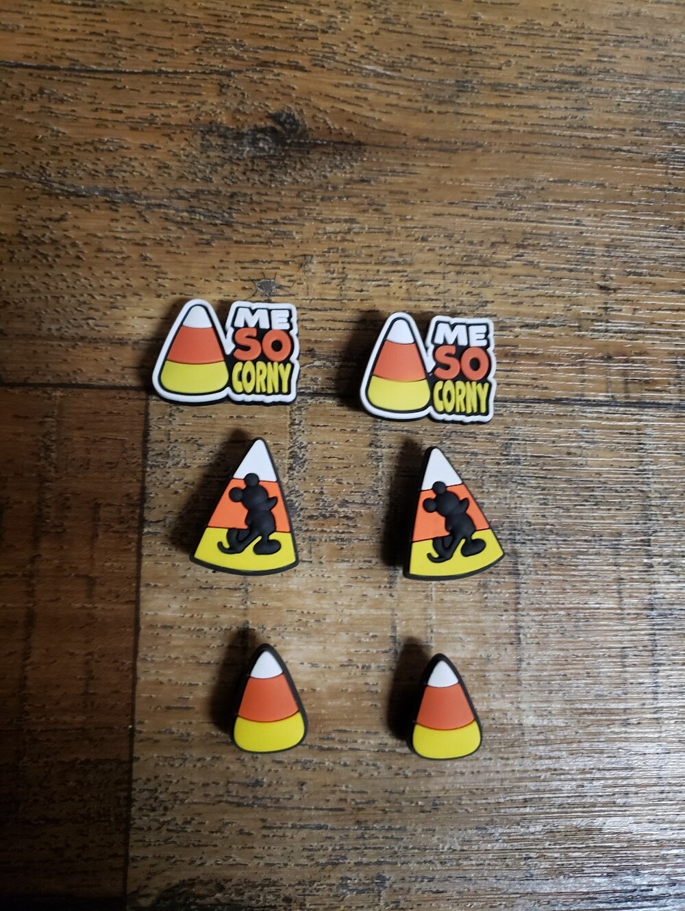 Me So Corny Candy Corn Halloween Fall Croc Charms
